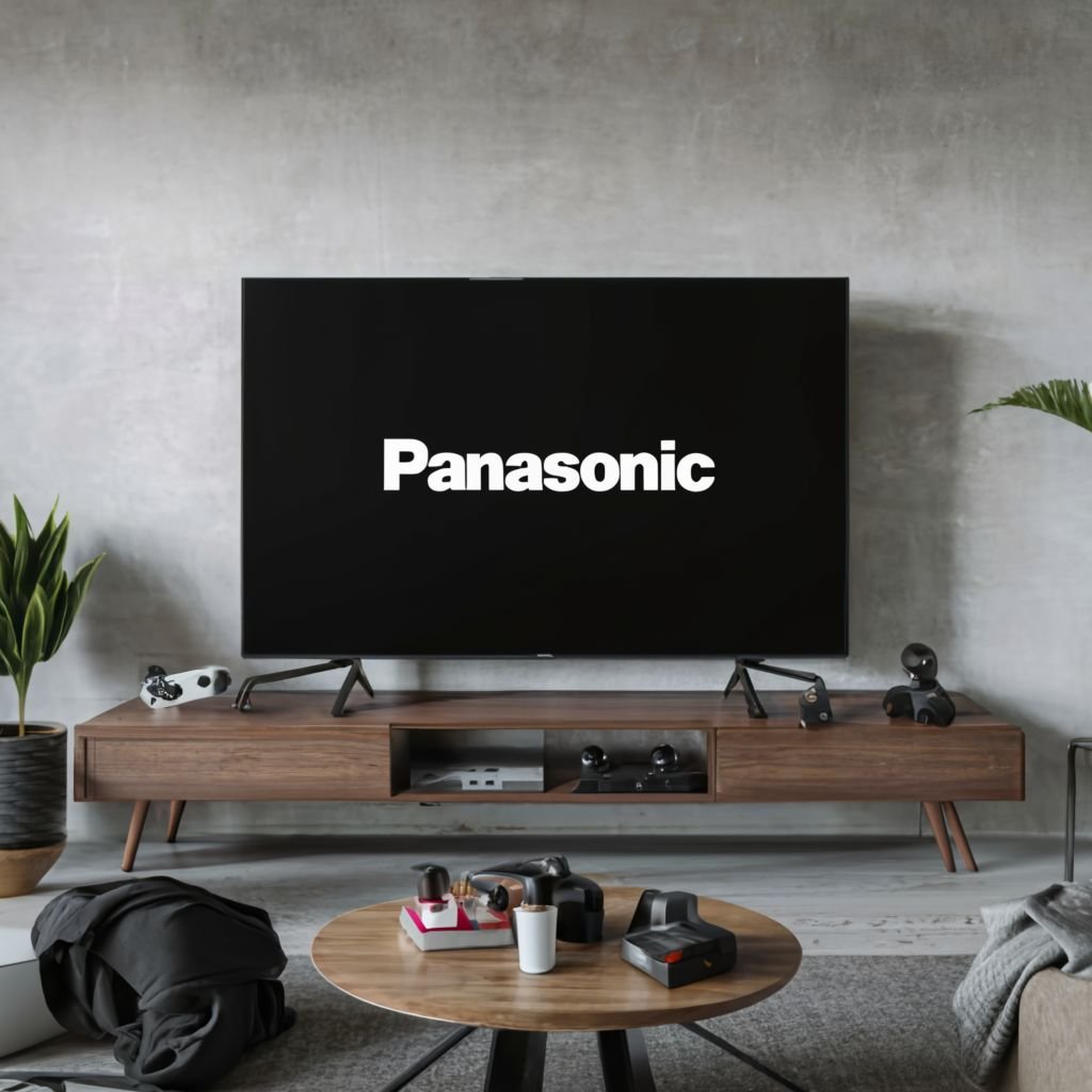 "Illustration showing a gaming controller and a Panasonic TV with the text 'Auto Low Latency Mode: Panasonic TV Is a Great Option for Gaming' highlighted. Panasonic TV Is a Great Option for Gaming"